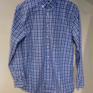 boys vineyard vines button down whale shirt sizeXL